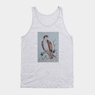 Eagle painting, bird art, bird painting Tank Top